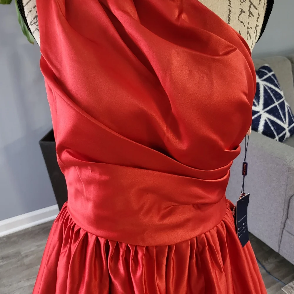 Red Prom Wedding Dress - Picture 4 of 12